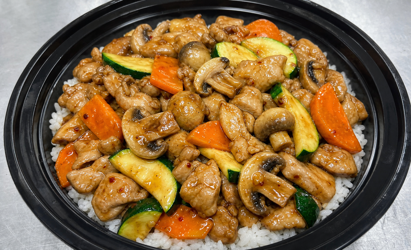 Chicken & Mushroom over Rice